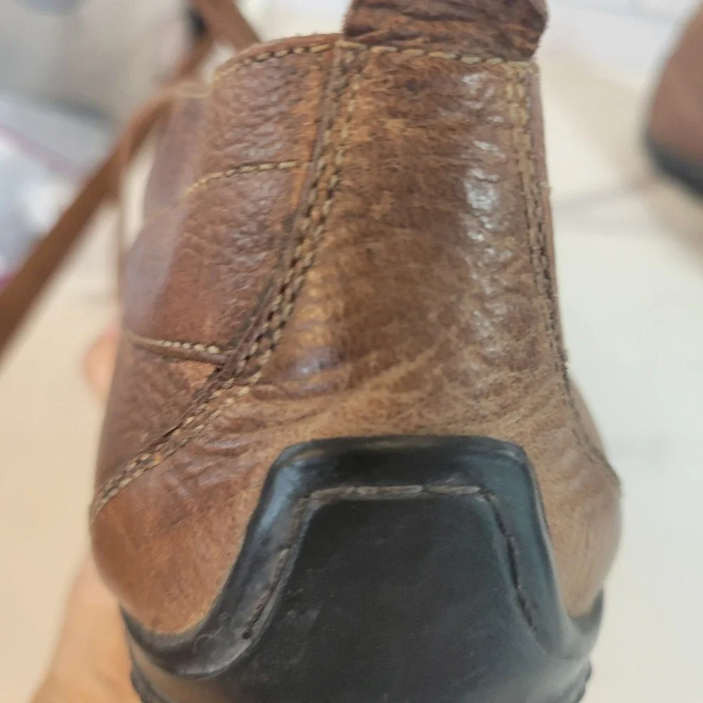 Martin Dingman Mens Brown Leather Boat Shoes Vibram Sole 9.5 M Chukka Brazil